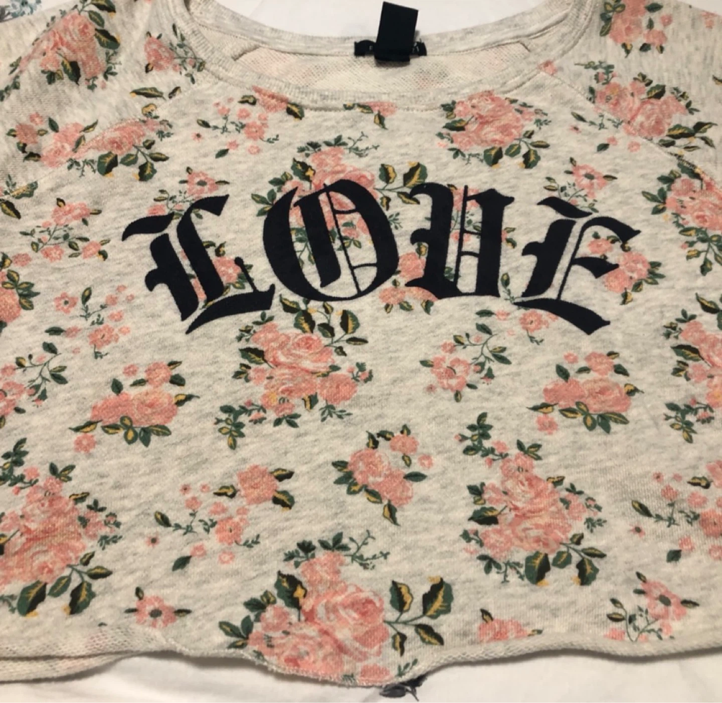 Floral LOVE Crewneck Sweater - photo 2