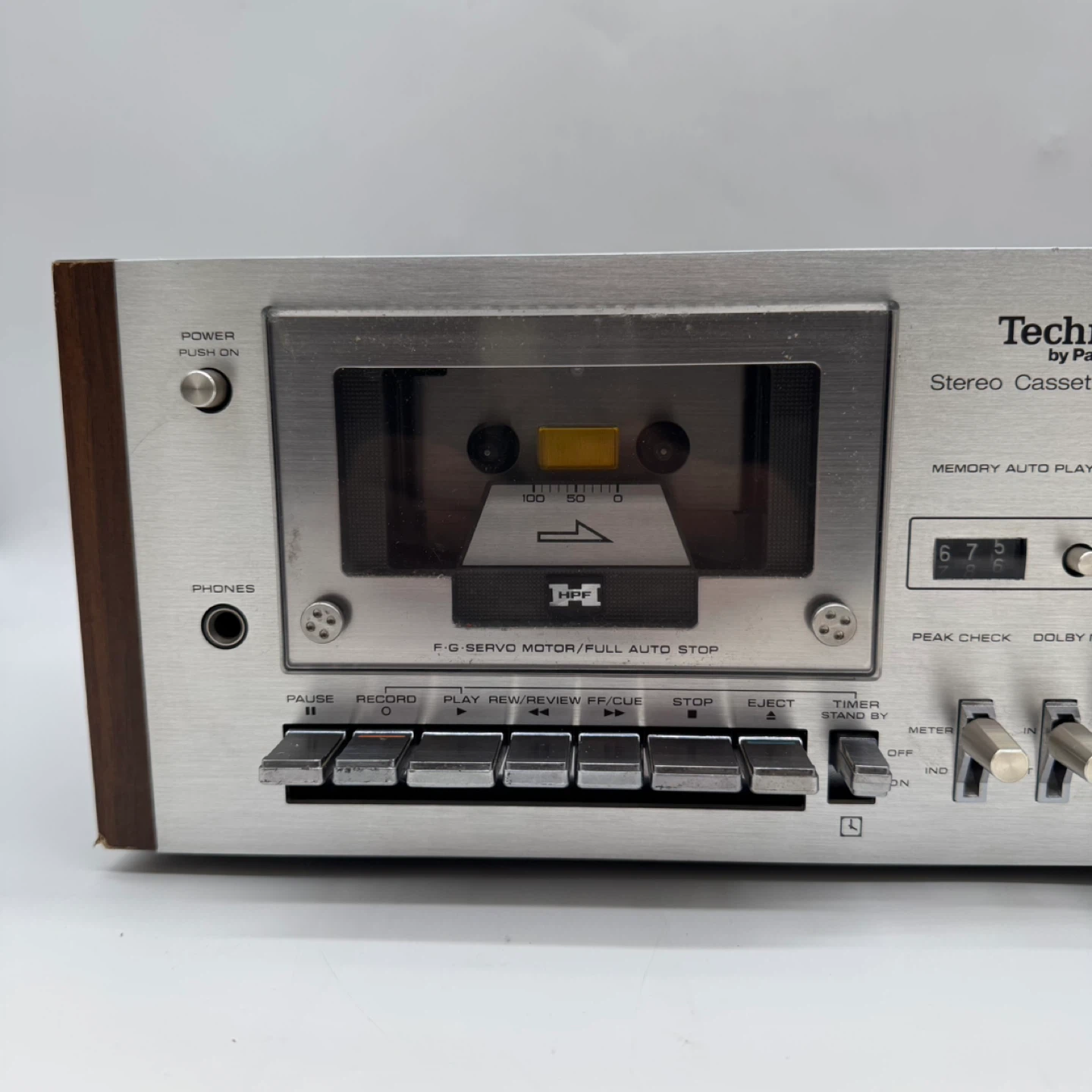 Vintage 1970s Technics RS-631 Stereo Cassette Deck Japan Tested - photo 2