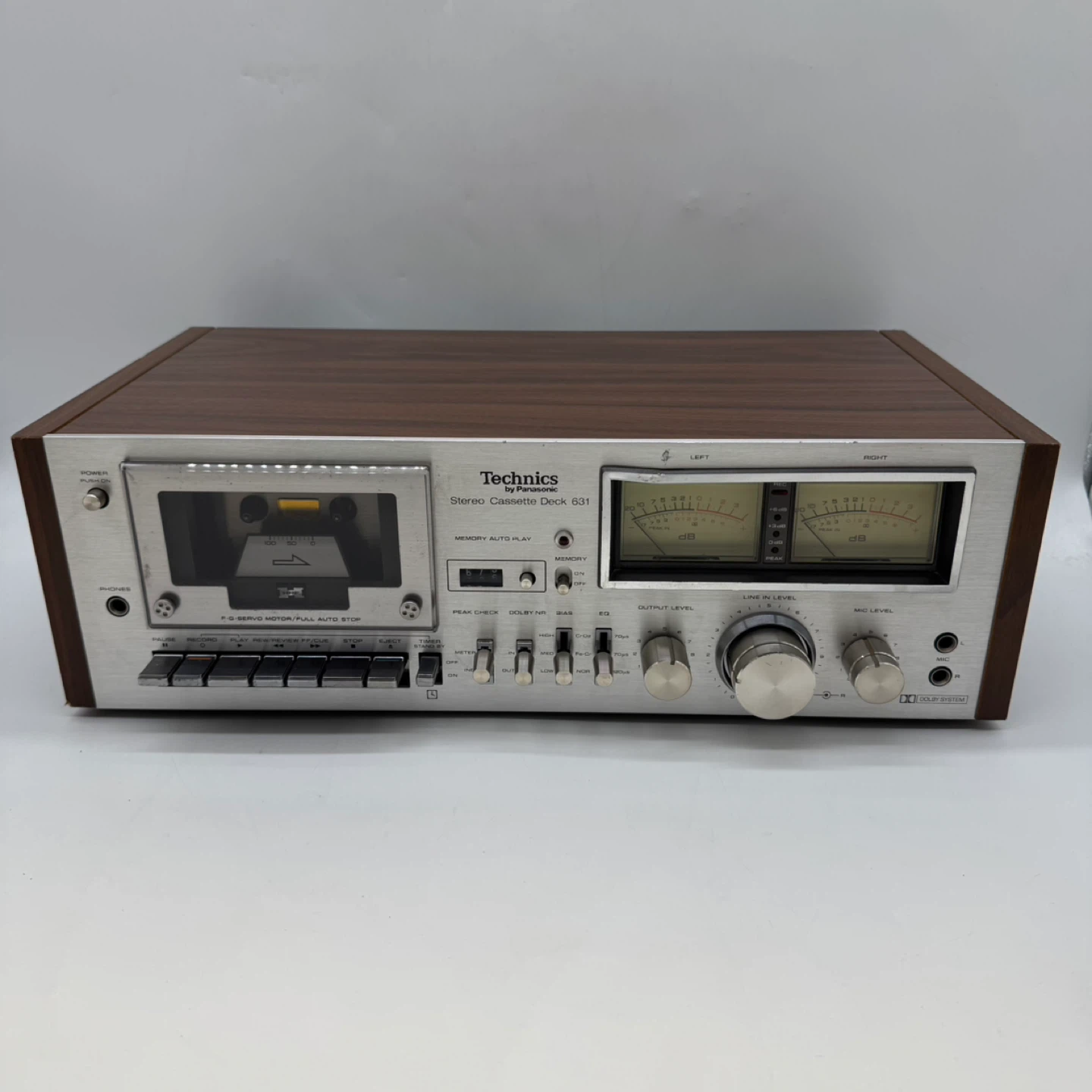 Vintage 1970s Technics RS-631 Stereo Cassette Deck Japan Tested