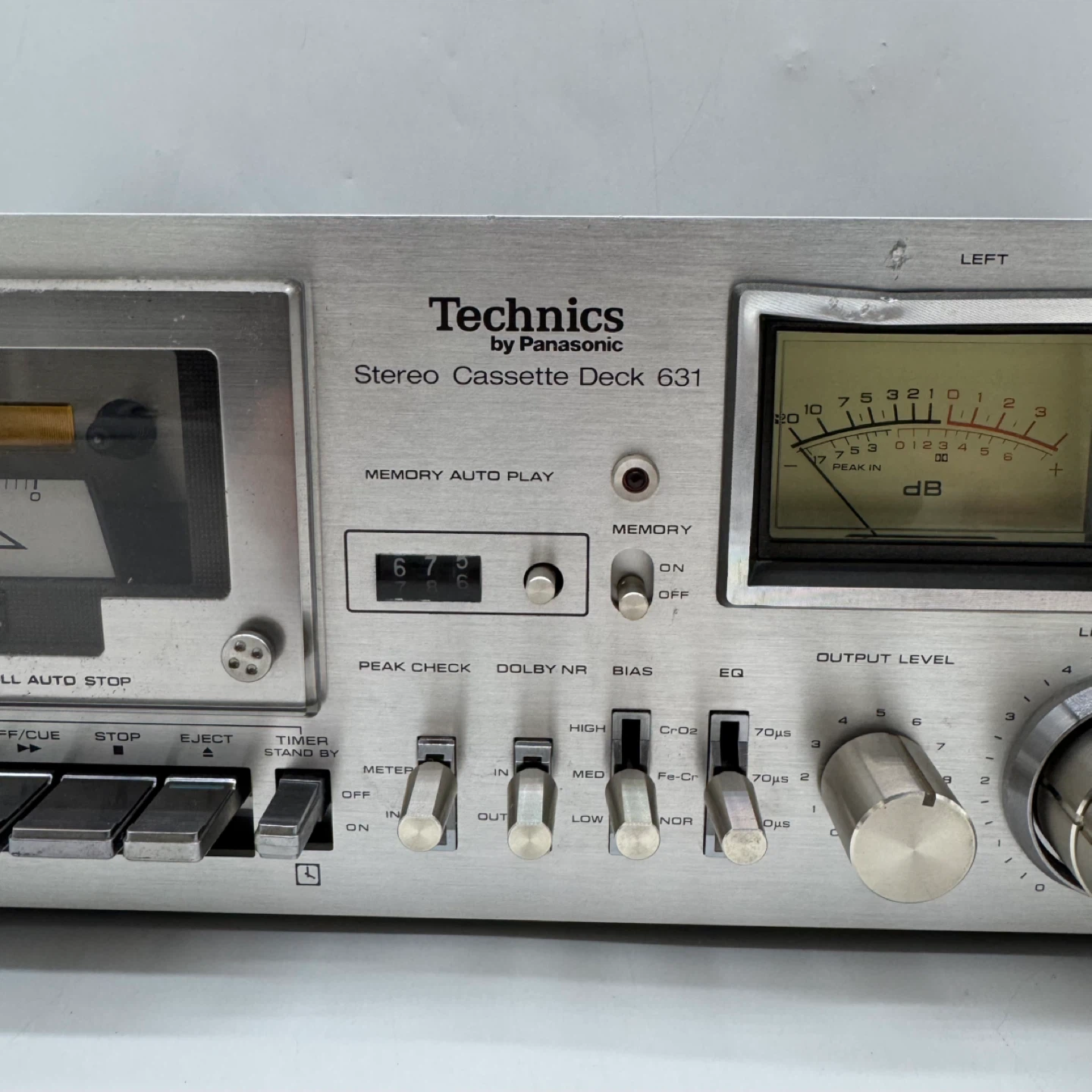 Vintage 1970s Technics RS-631 Stereo Cassette Deck Japan Tested - photo 3