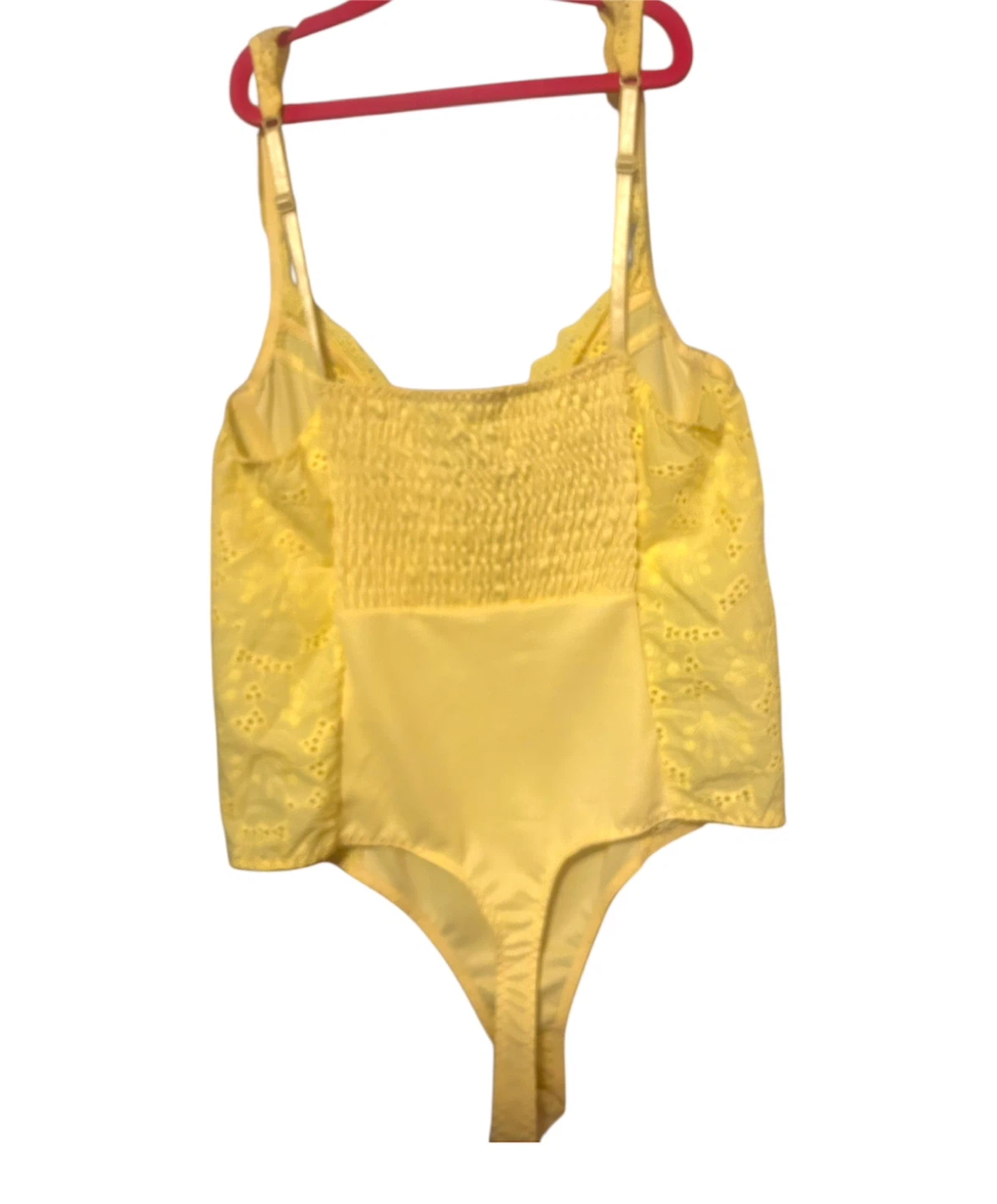 YELLOW LACE BODYSUIT BY REVAMPED WITH TAGS - photo 2