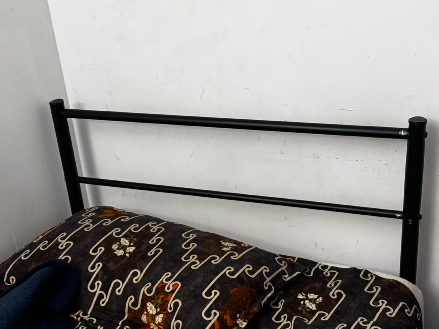 Black Metal Twin Bed Frame - photo 3