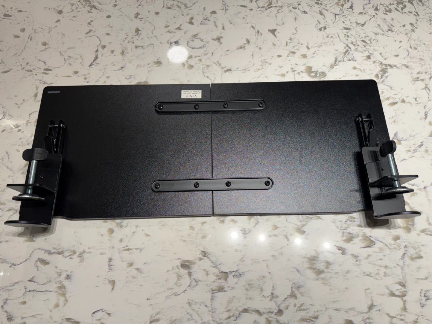 VIVO Black desk extension - photo 4