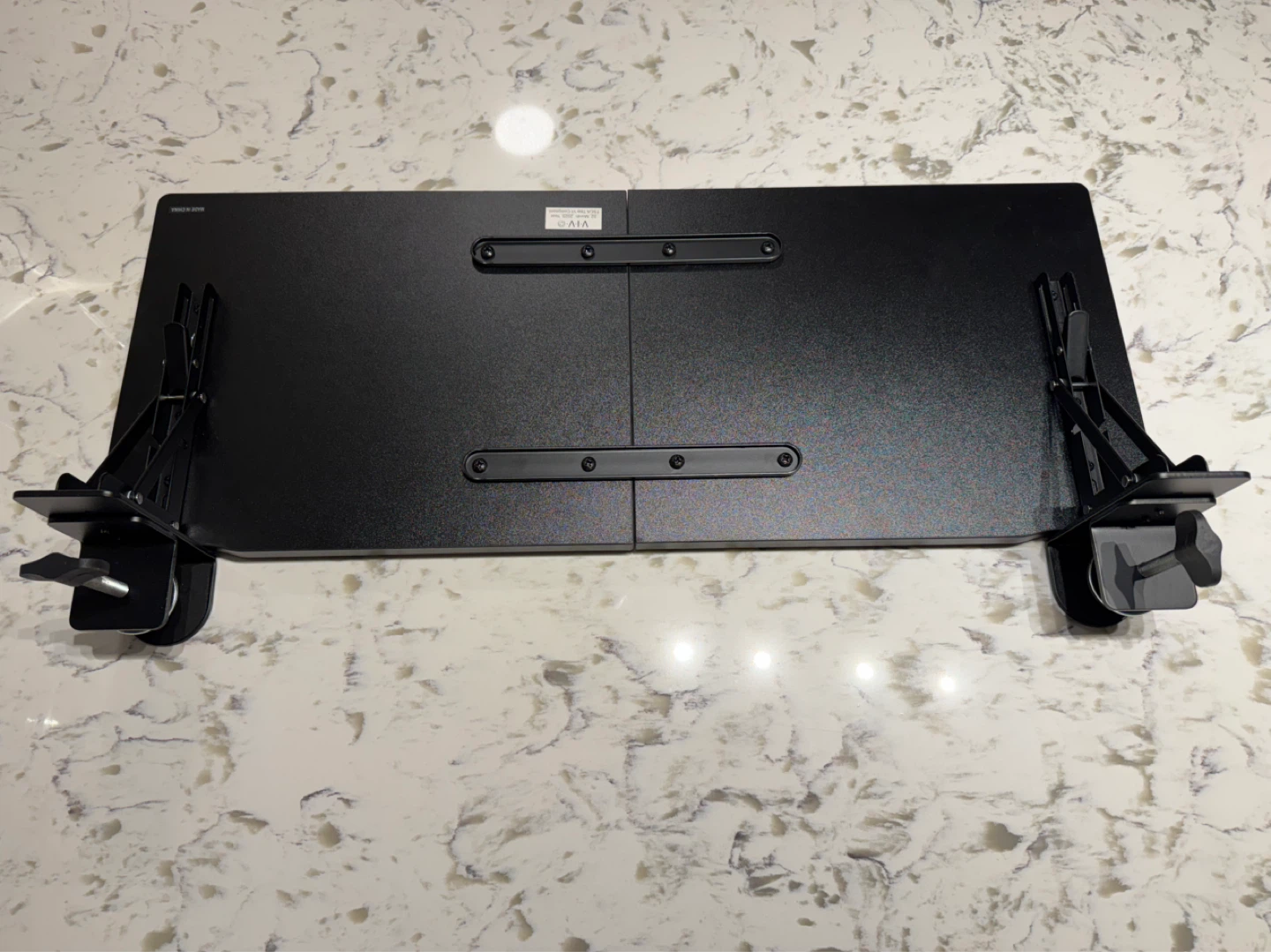 VIVO Black desk extension - photo 3