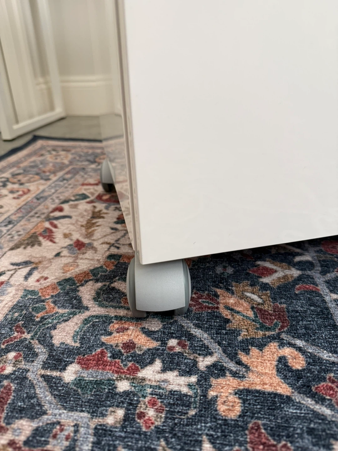 White 3-Drawer Rolling File Cabinet Ikea Bestå Burs - photo 3