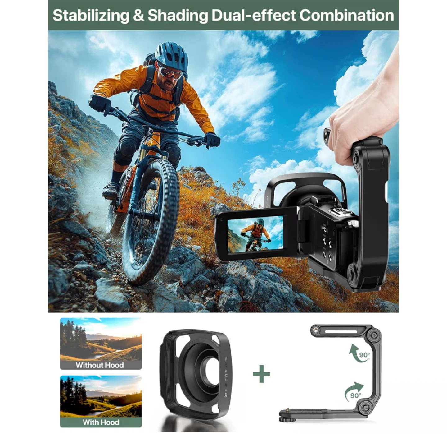 4K UHD Video Camera with 18X Digital Zoom and 3.0" Touch Screen - photo 4