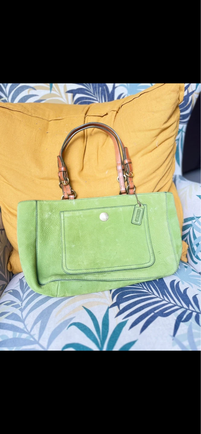Coach Leather Tote Bag
