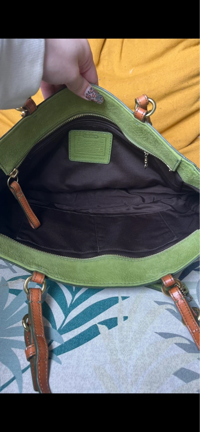 Coach Leather Tote Bag - photo 3