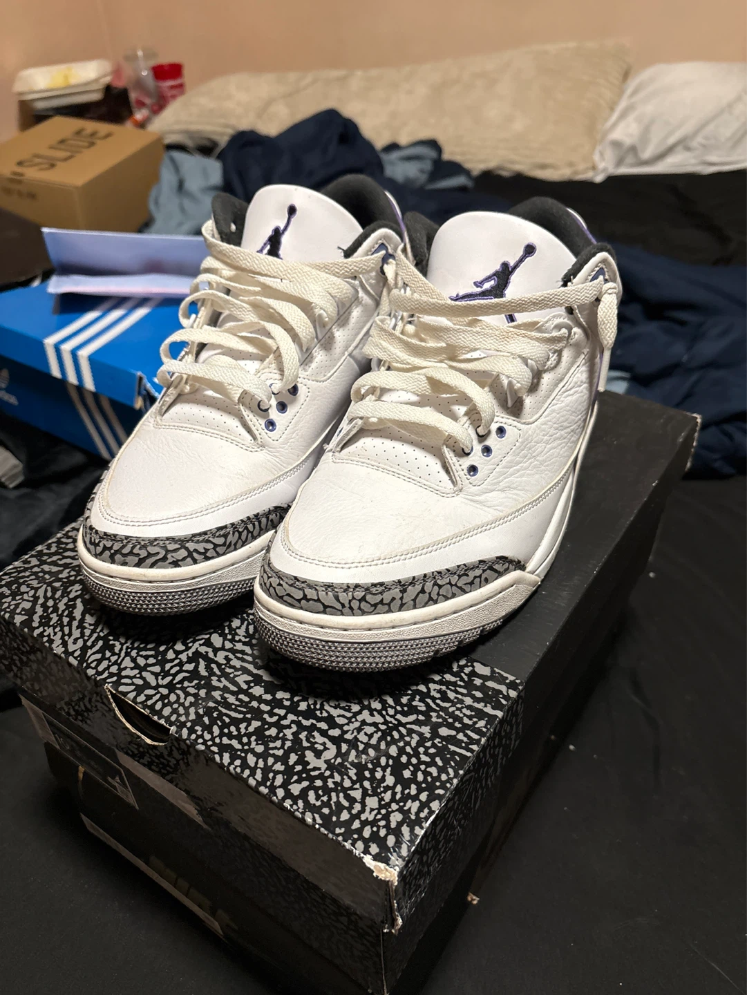 Jordan 3 Retro Purple Sneakers