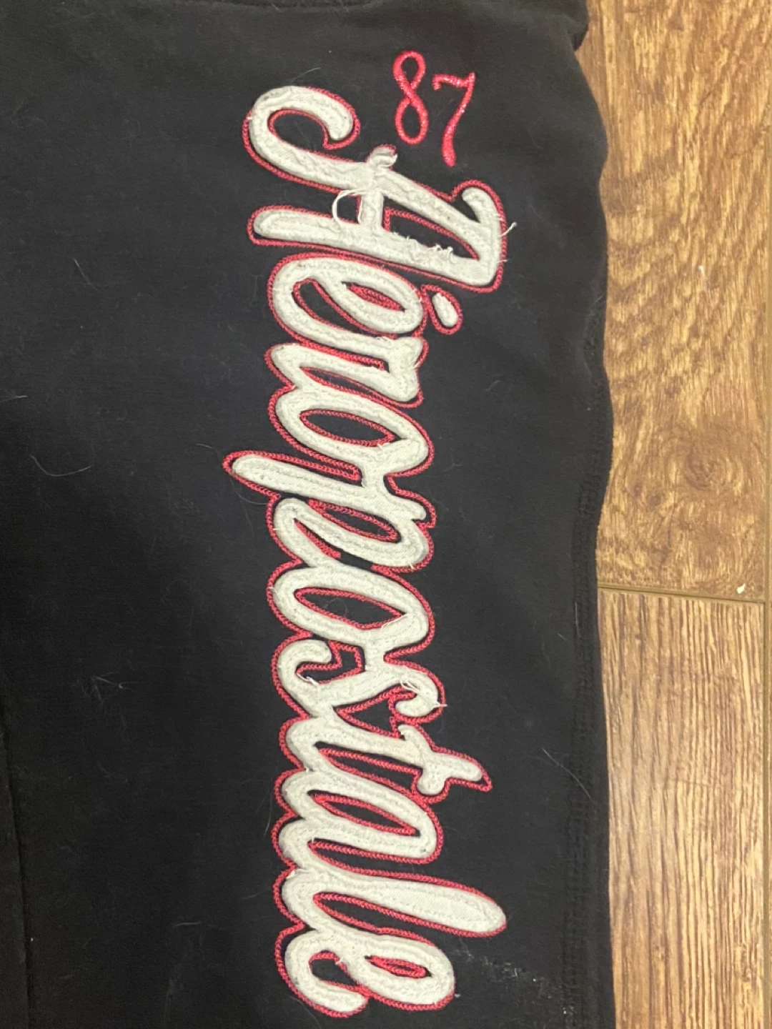 Aeropostale black sweatpants with logo - photo 2