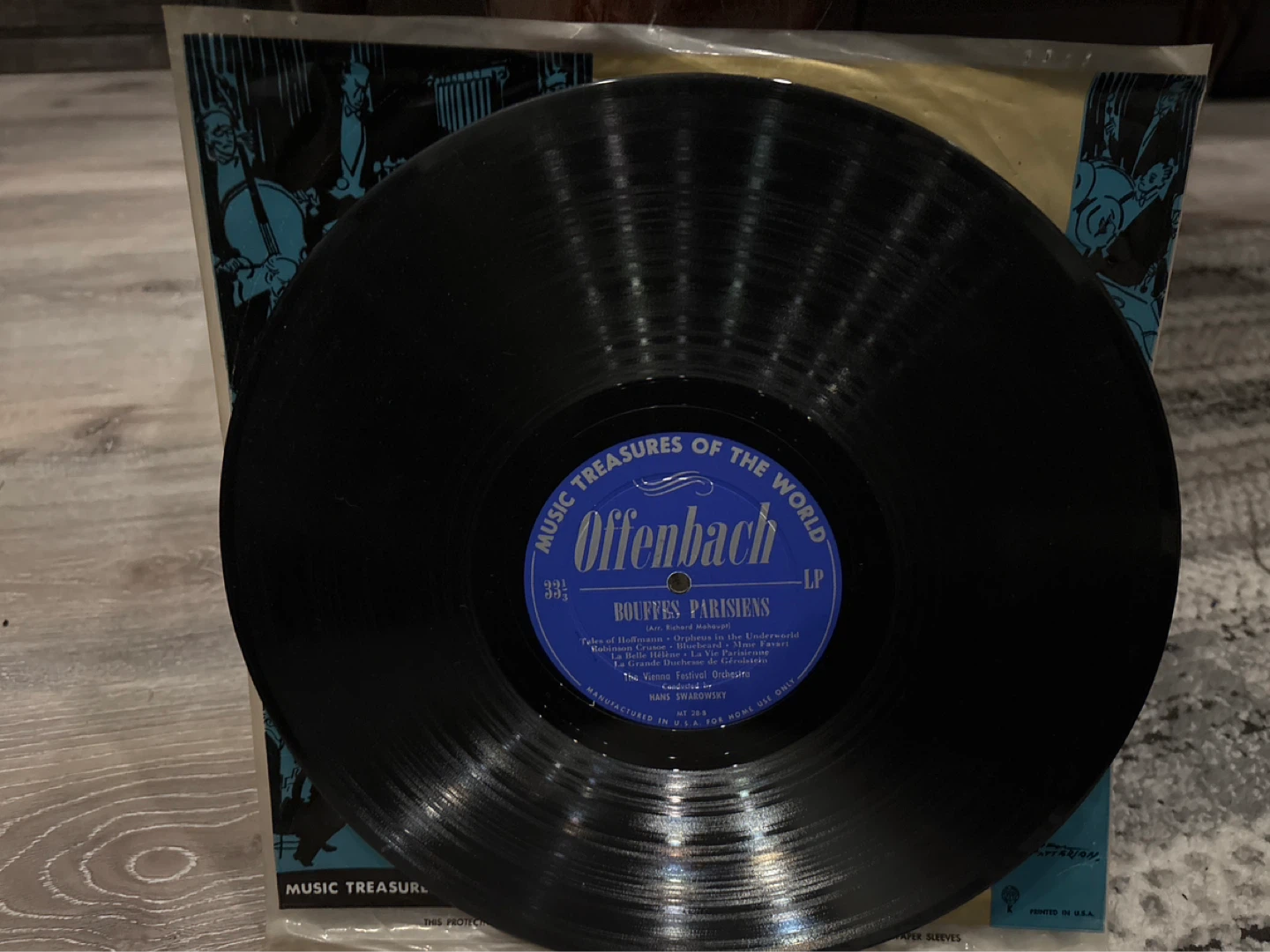 Music Treasures of the World Offenbach Bouffes Parisiens LP - photo 4