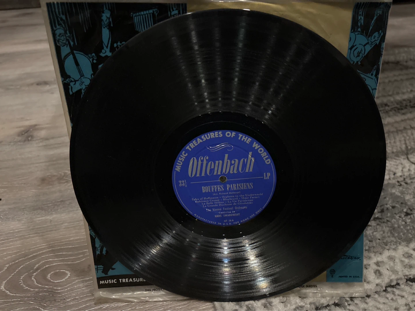 Music Treasures of the World Offenbach Bouffes Parisiens LP - photo 5