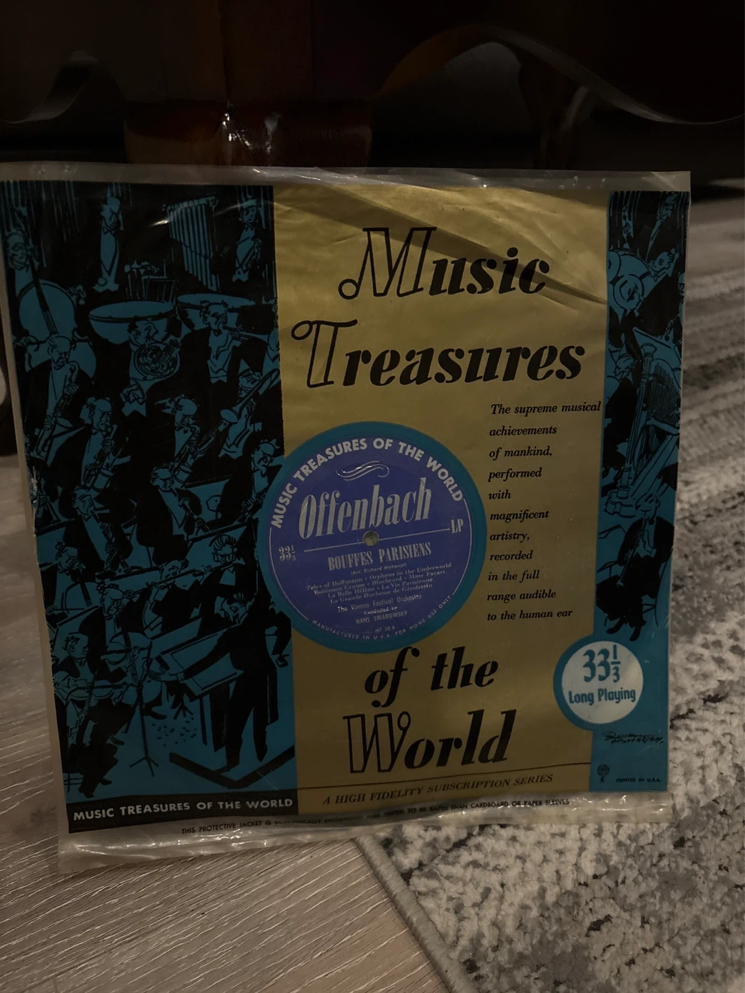 Music Treasures of the World Offenbach Bouffes Parisiens LP - photo 2