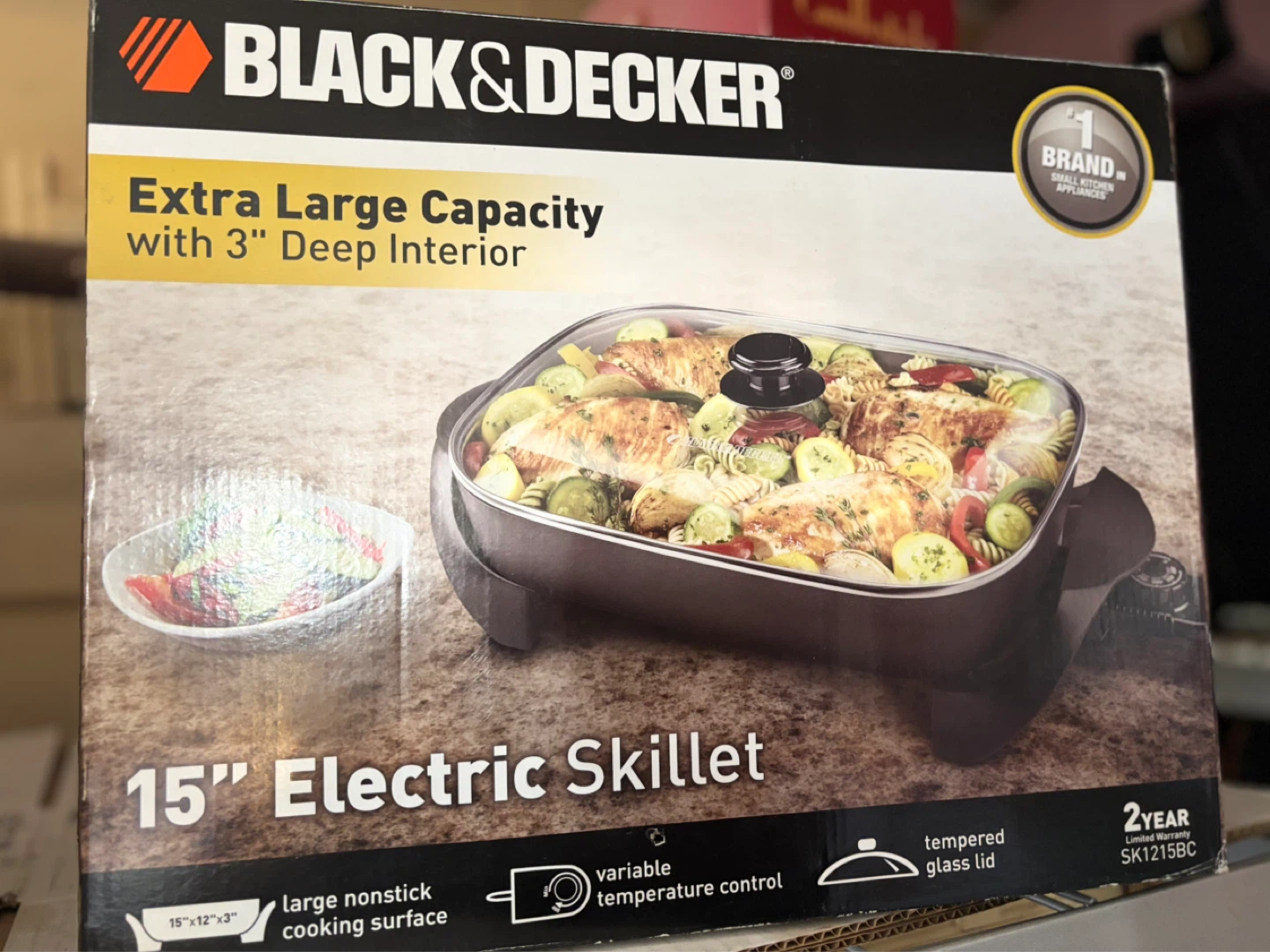 Black & Decker 15" Electric Skillet - photo 2
