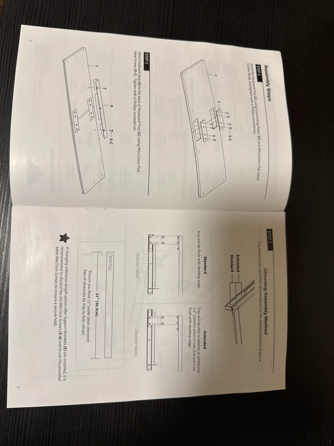 VIVO Under Desk Keyboard Tray - photo 4