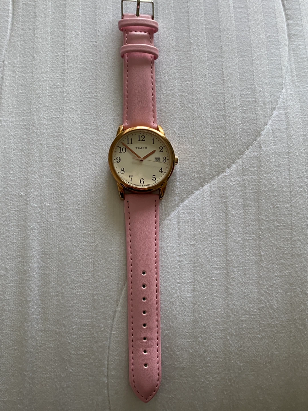 Timex Indiglo Women's Pink Leather Strap Watch - photo 2