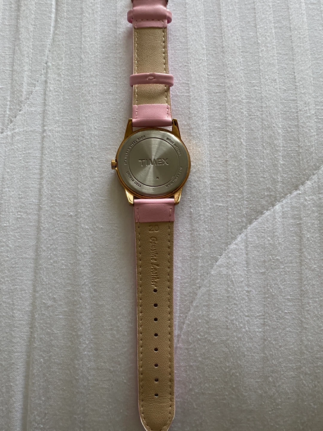 Timex Indiglo Women's Pink Leather Strap Watch - photo 3