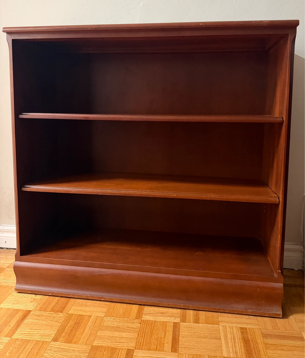 Dark Brown 3-Shelf Bookcase
