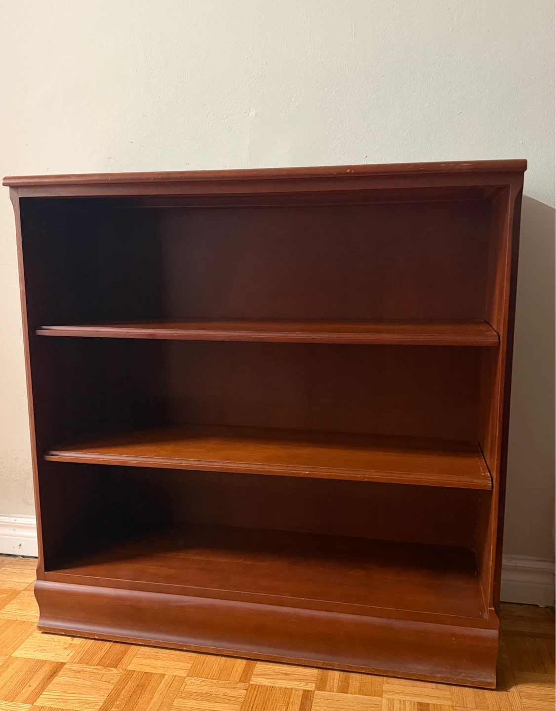 Dark Brown 3-Shelf Bookcase - photo 2