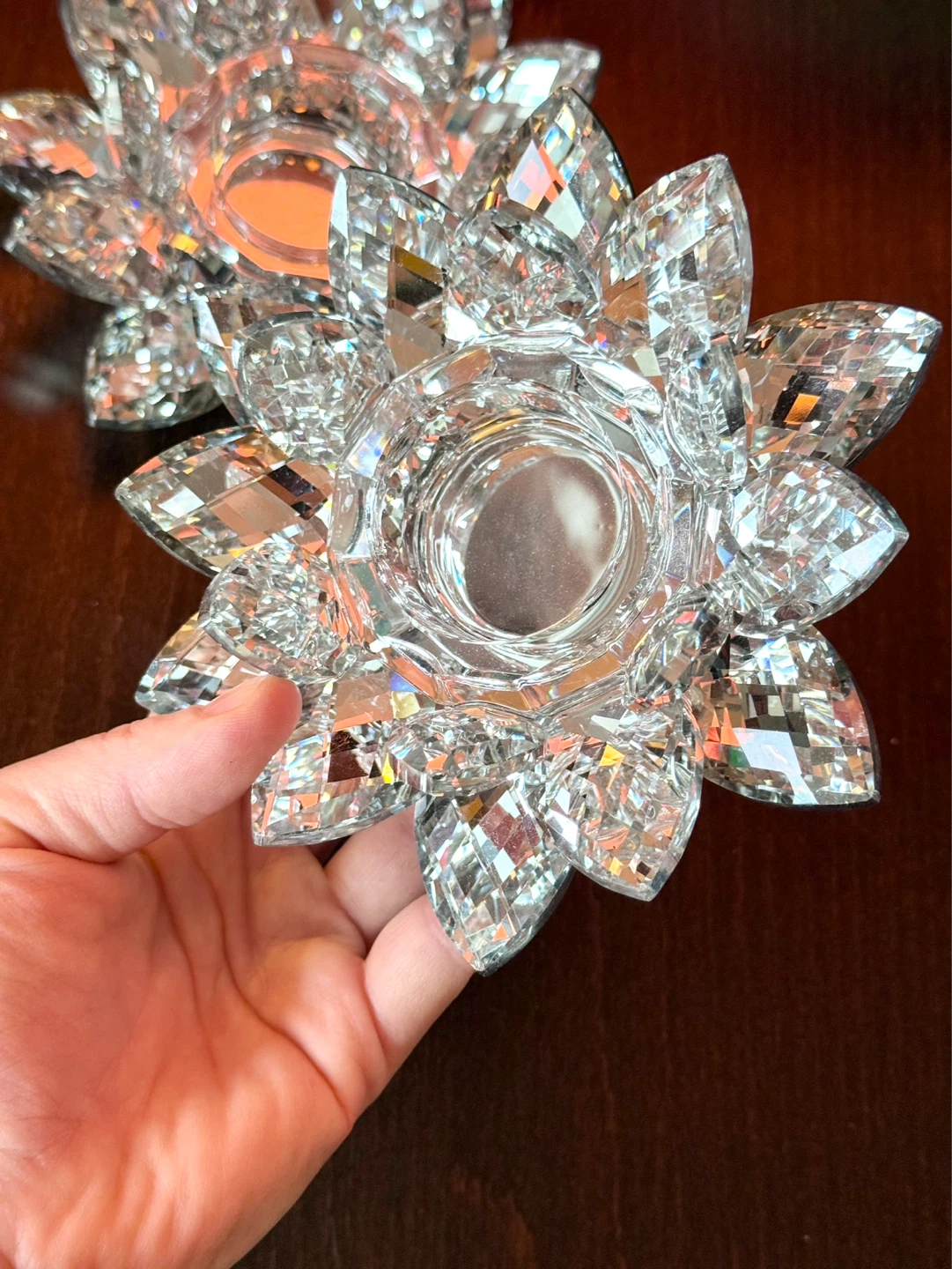Sagebrook Home Lotus Tea-light & Taper Candle Holder - photo 4