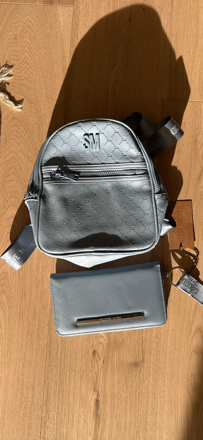 Steve Madden Mini Backpack and Wallet Set