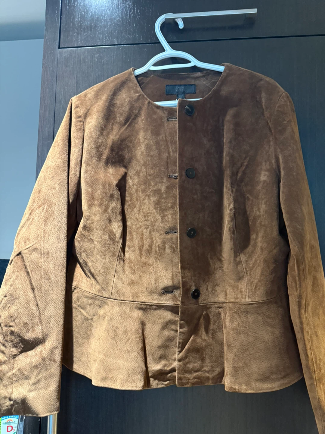 Brown Leather Jacket - Size XL