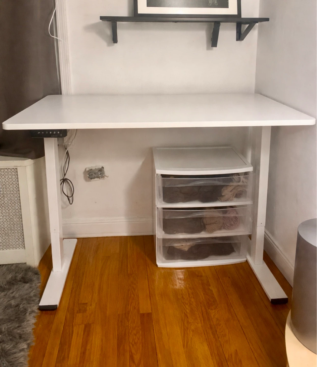 White Standing Desk