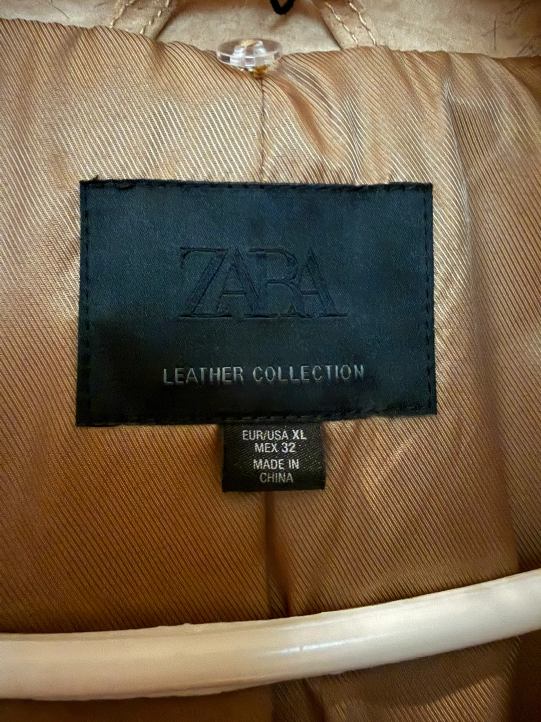 Zara Leather Collection Jacket with Fur Accents - photo 3