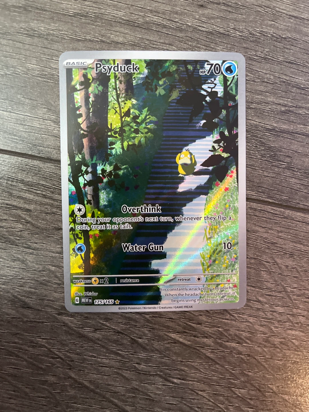 2023 Psyduck pokemon card art 175/165