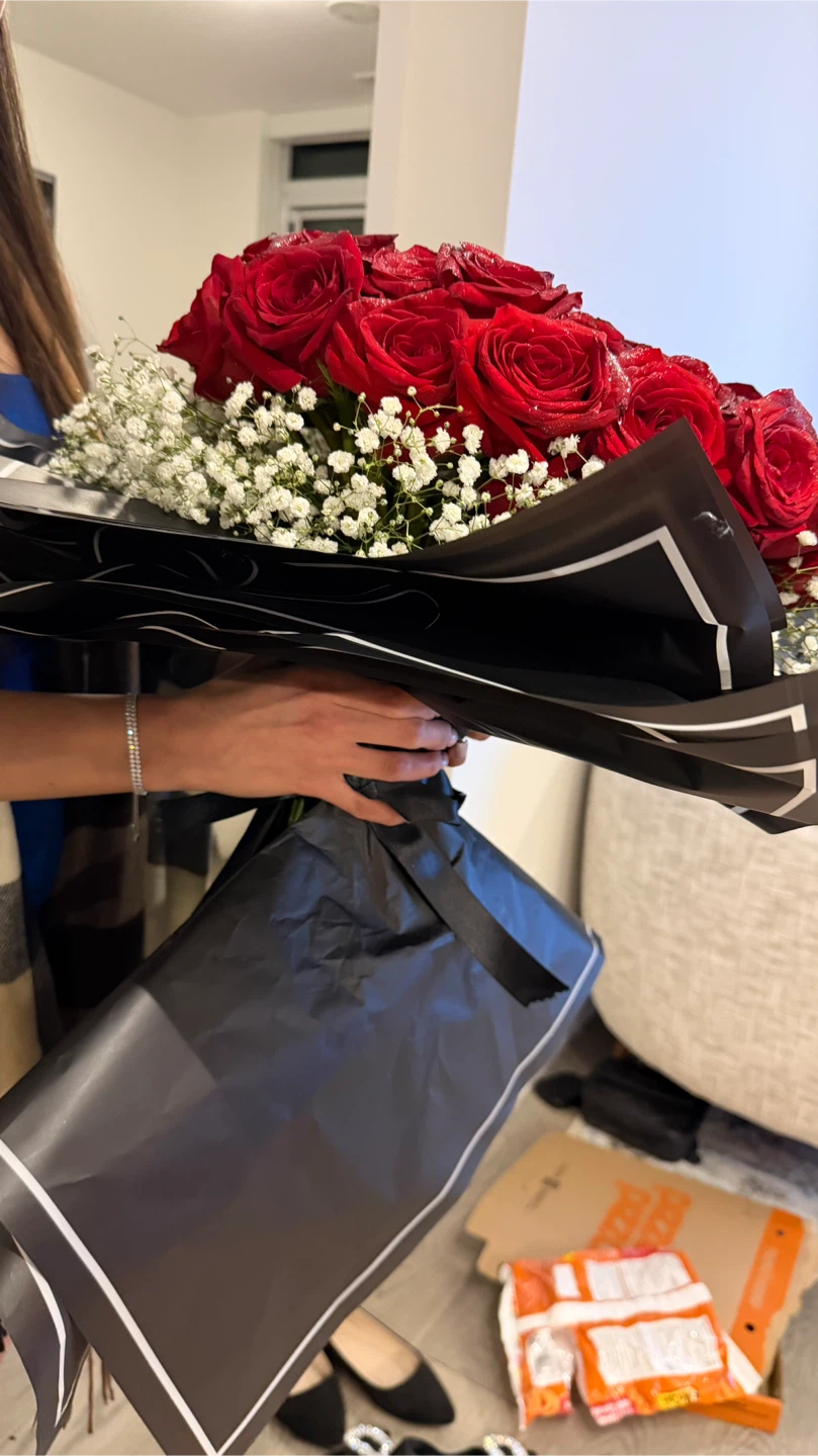 Sparkling Red Rose Bouquet 50 Stems - photo 2