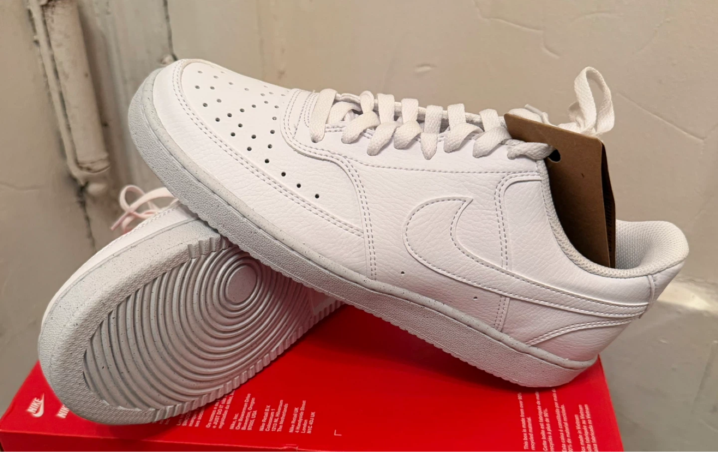 Nike Court Vision Low Men's Shoes White Size 10 - photo 3