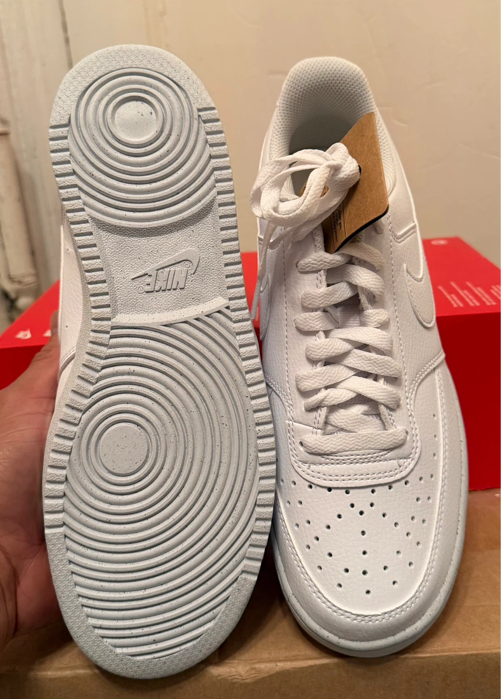 Nike Court Vision Low Men's Shoes White Size 10 - photo 5