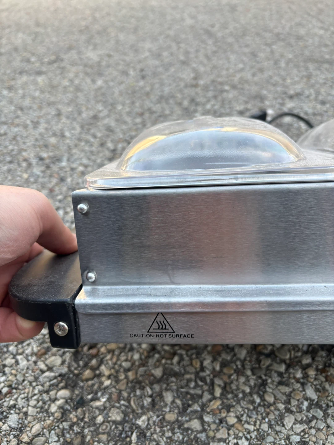 Dual Compartment Food Warmer with Lids - photo 4