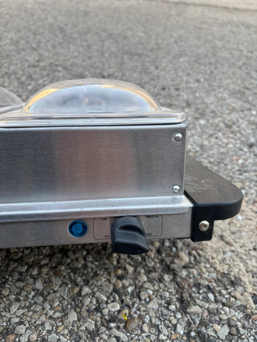 Dual Compartment Food Warmer with Lids - photo 3