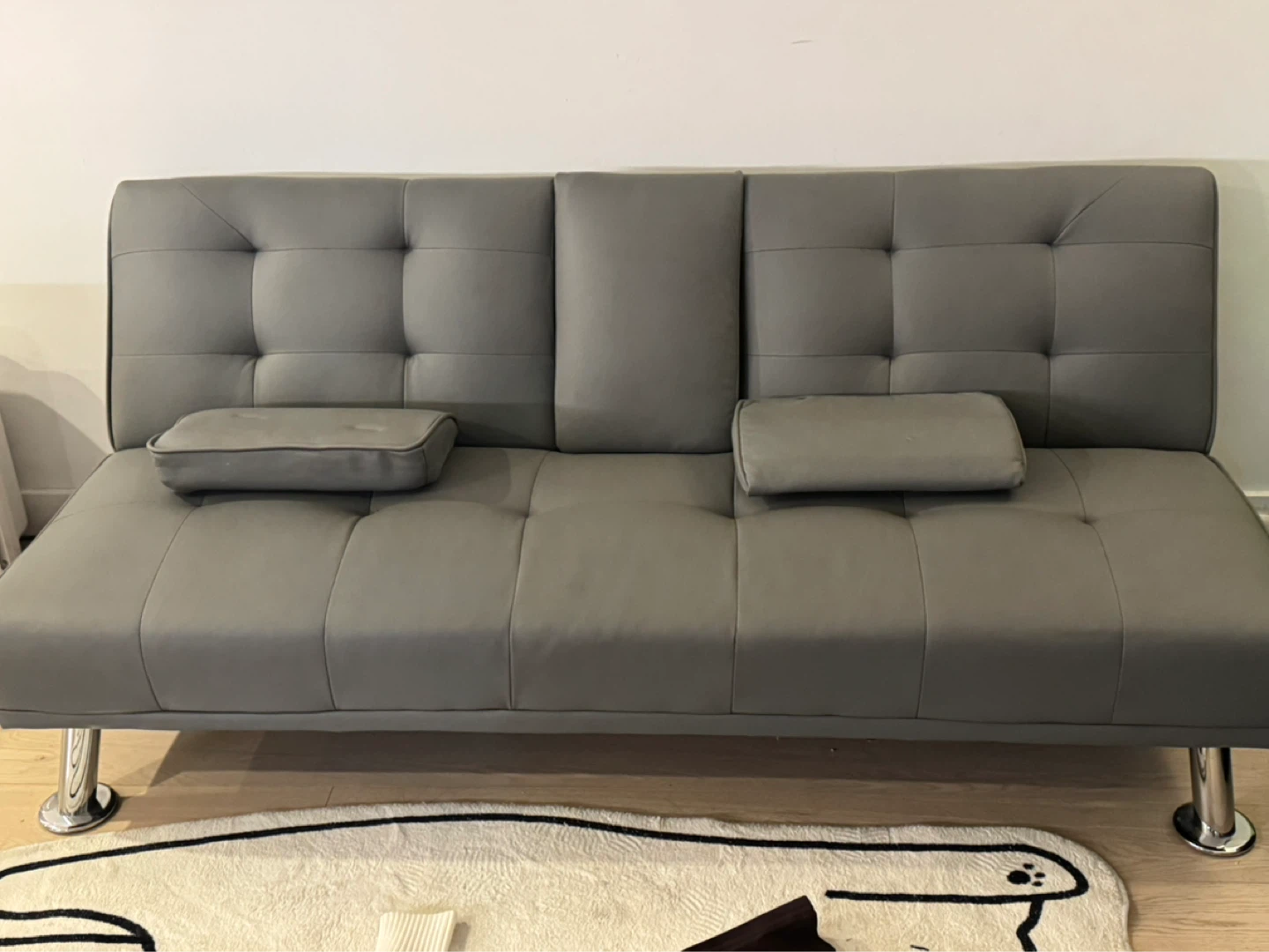 Wayfair Abbigale Faux Leather Reclining Sleeper Sofa