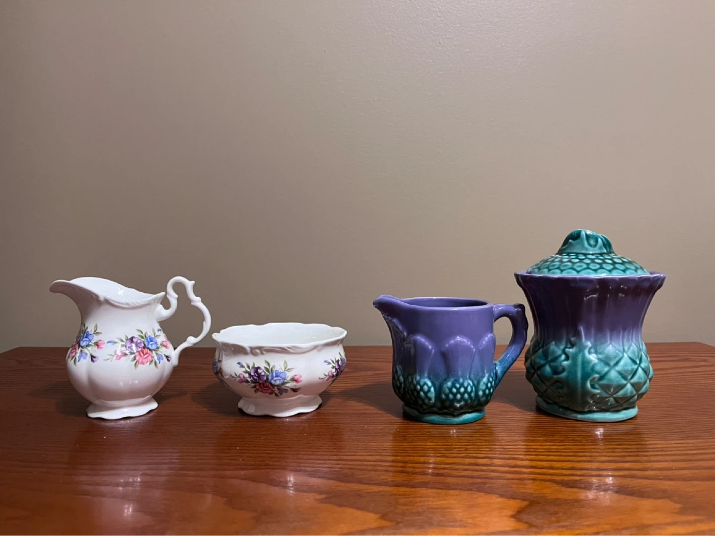 VINTAGE CREAMER & SUGAR SETS (Read description)