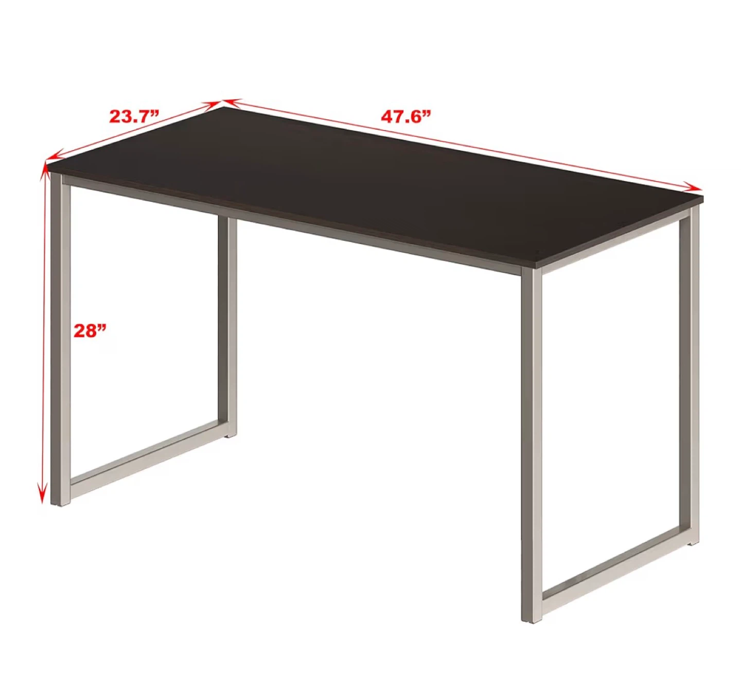 Amazon Dark Brown Desk - photo 2