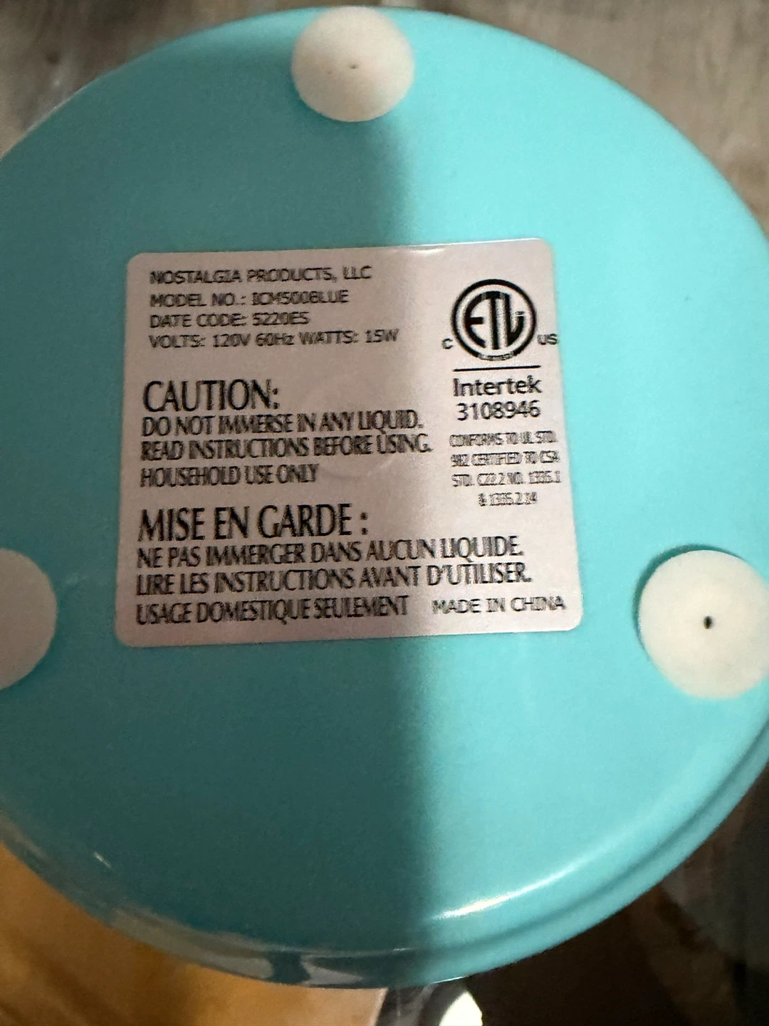 Nostalgia Ice Cream Maker - photo 4