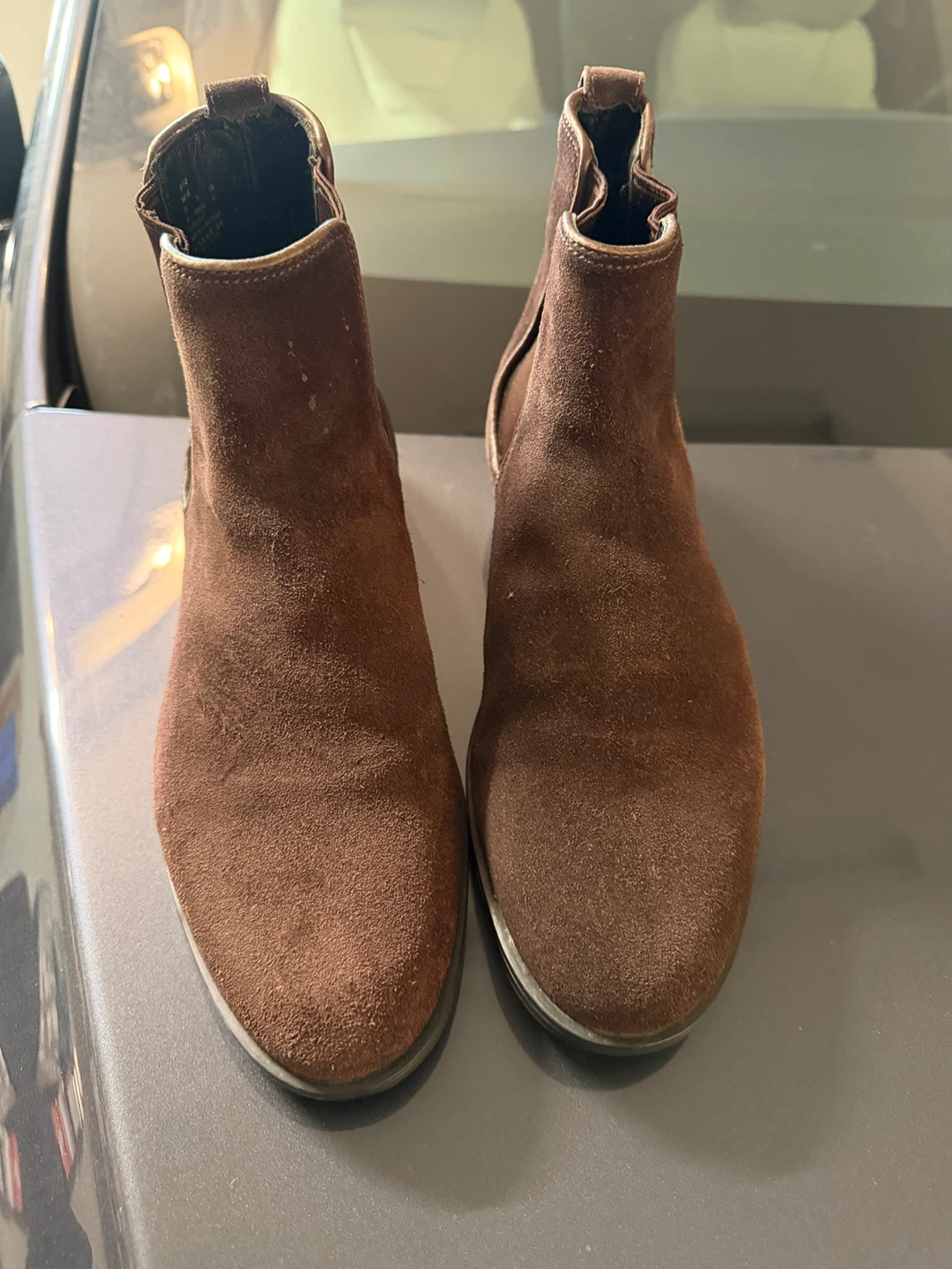 Coach Suede Chelsea Boots Brown Men's Size 9 - photo 2