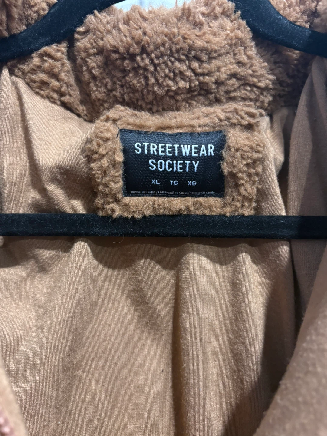 Streetwear Society Brown Fleece Jacket - XL - photo 2