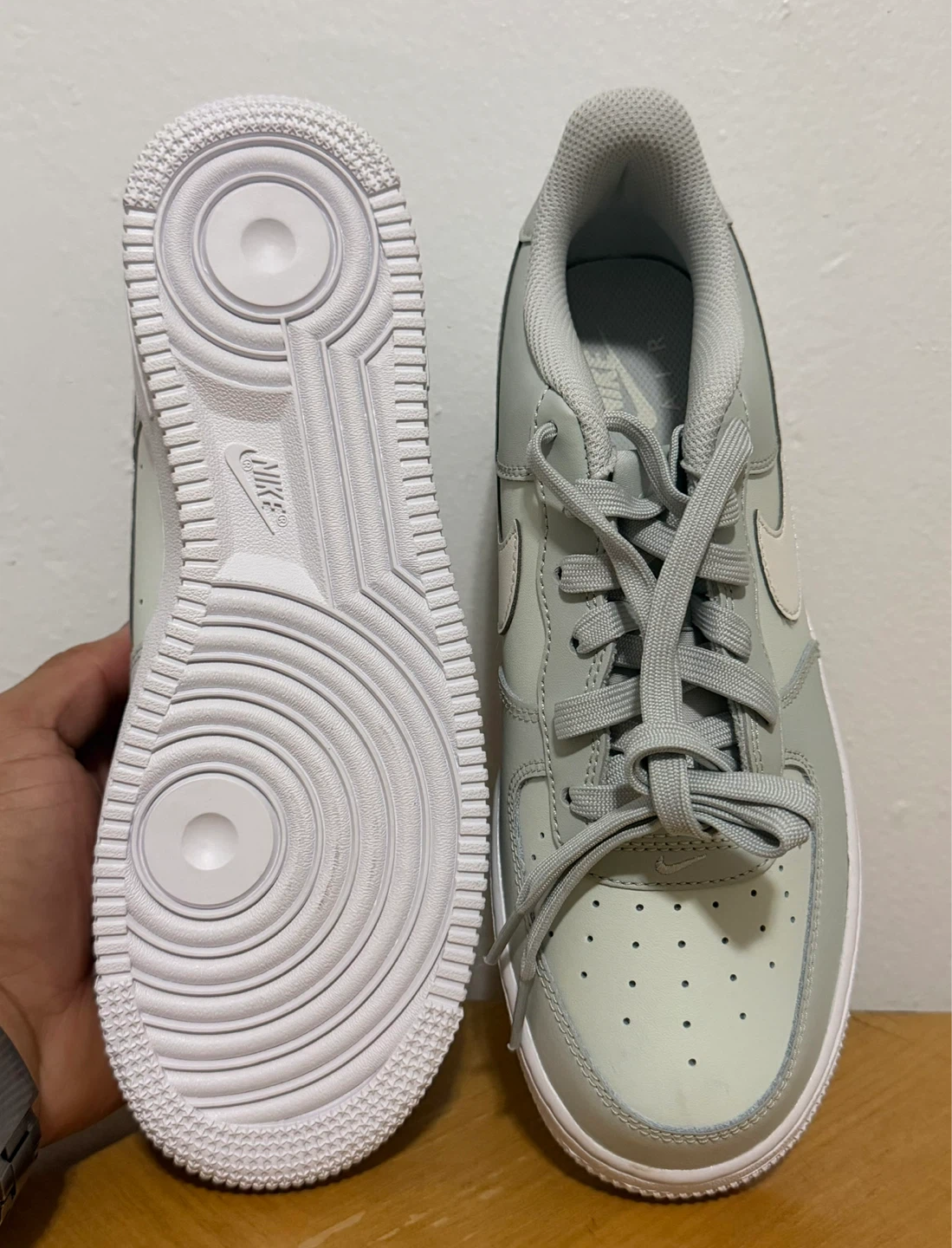 Nike Air Force 1 Low SE Light Smoke Grey White Sneakers - photo 5
