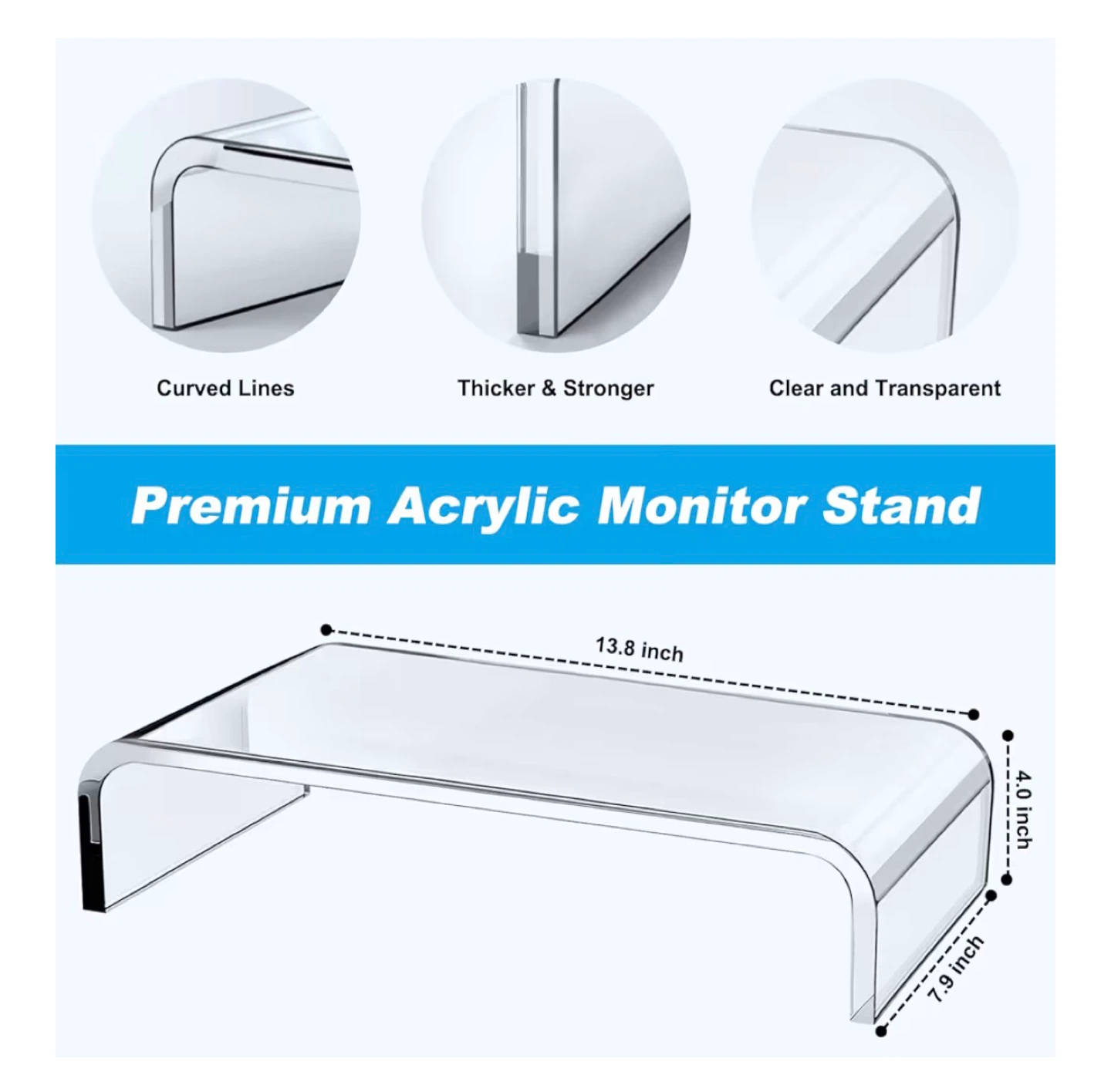 Acrylic Laptop/PC riser - photo 4