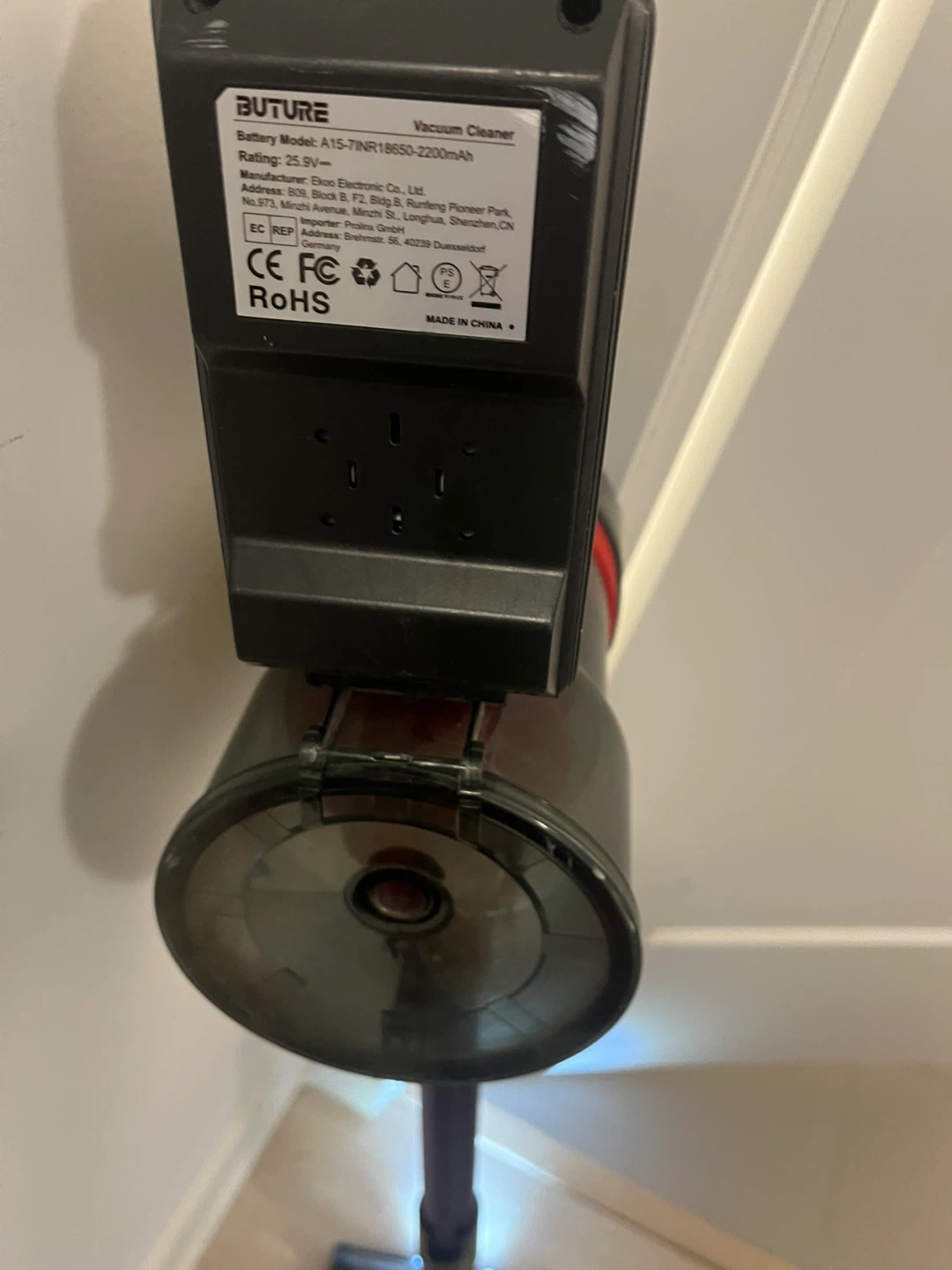BUTURE Vacuum Cleaner A15-7NR18650-2200mAh - photo 3
