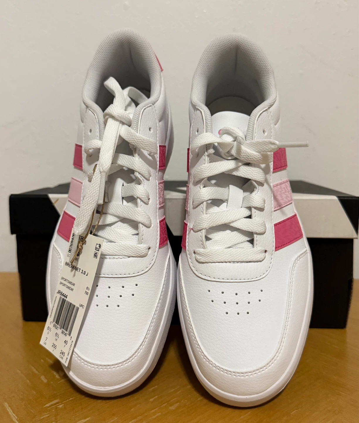 Adidas Women's Court Set Shoes White/Pink Size 7.5 - photo 4
