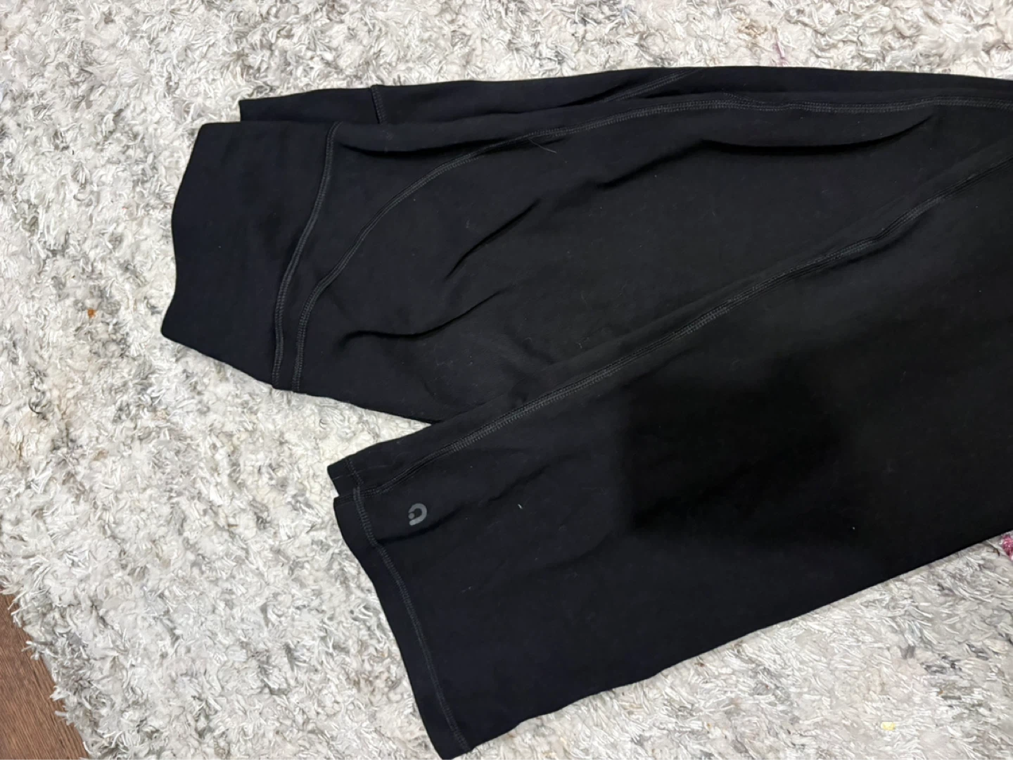 Hyba Black Active Leggings Size S