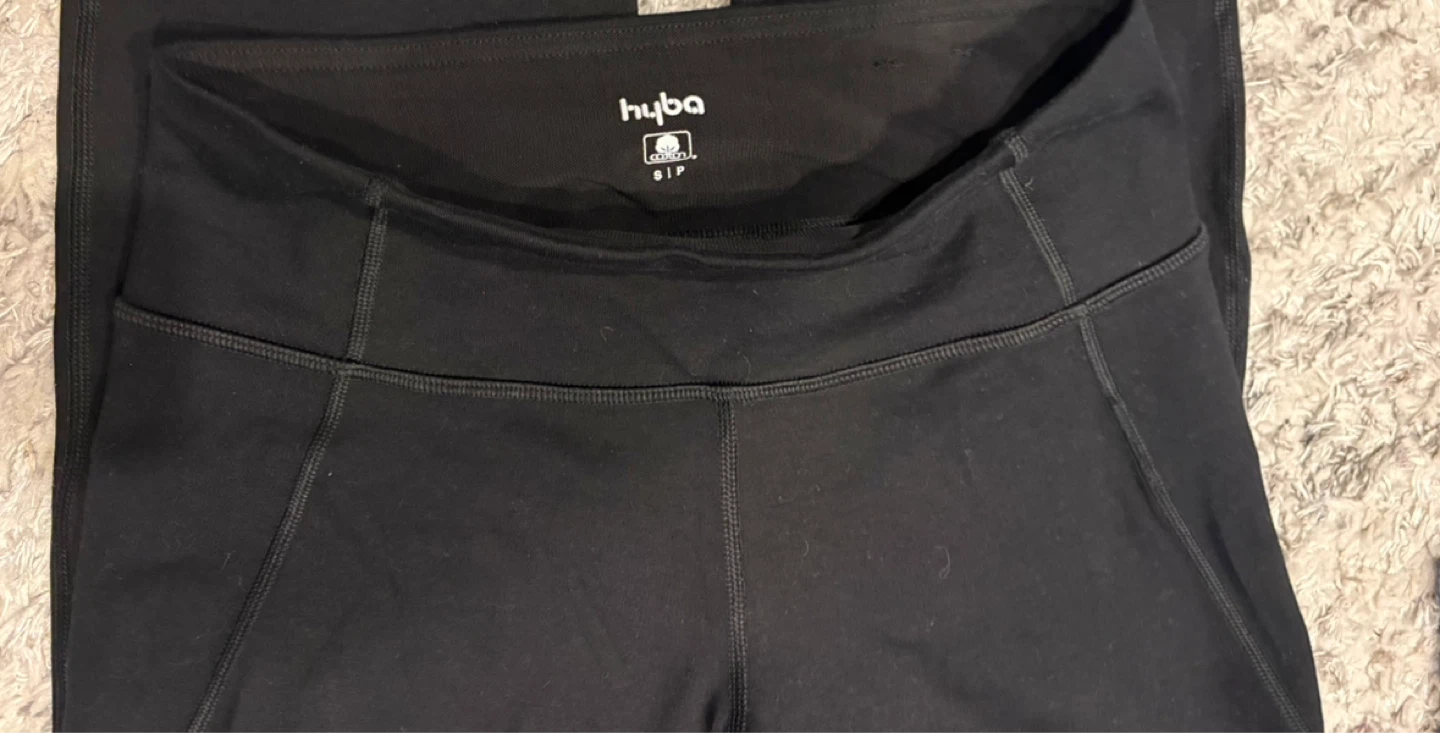 Hyba Black Active Leggings Size S - photo 2