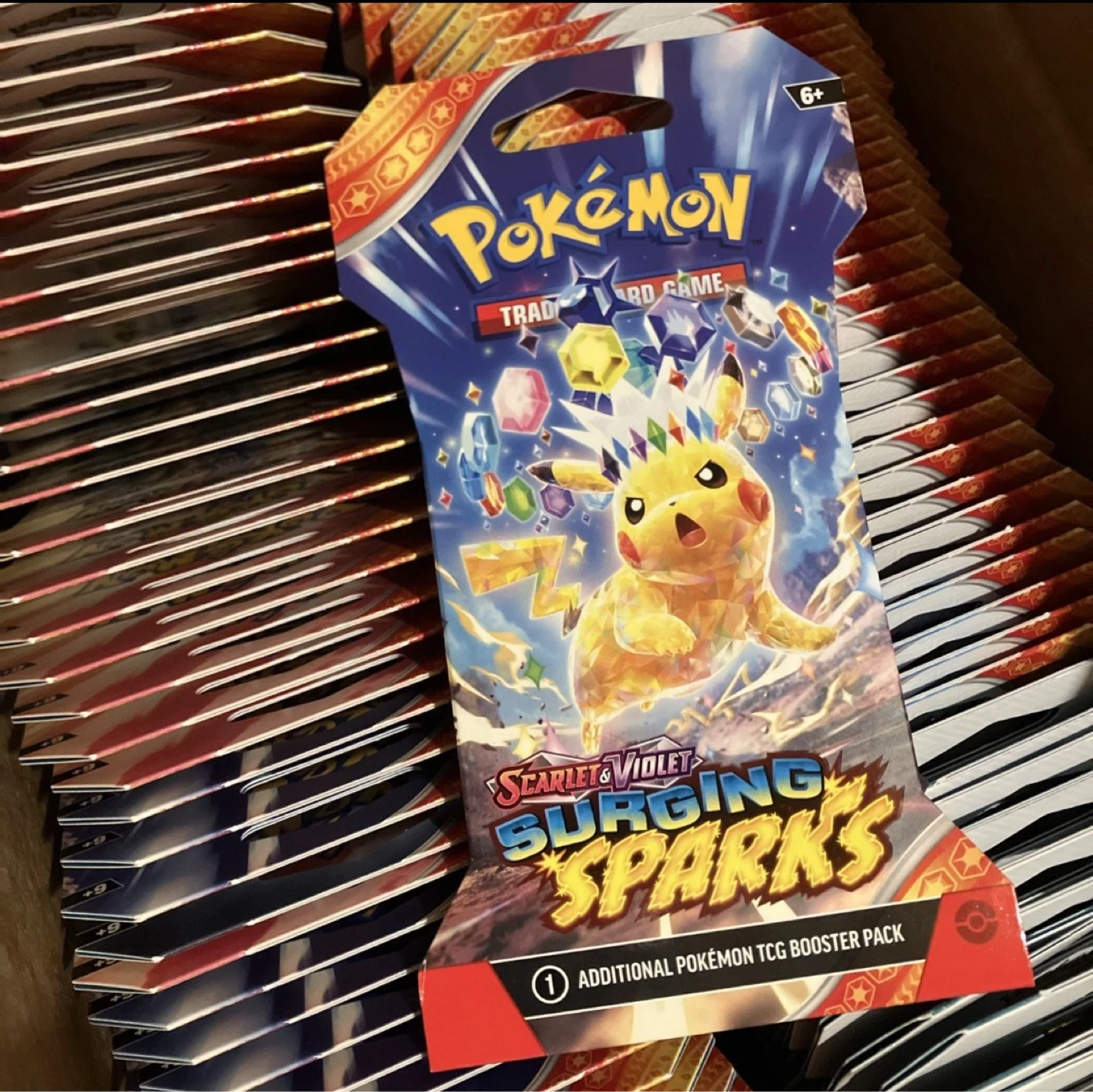 Pokemon surging sparks sleeve booster pack