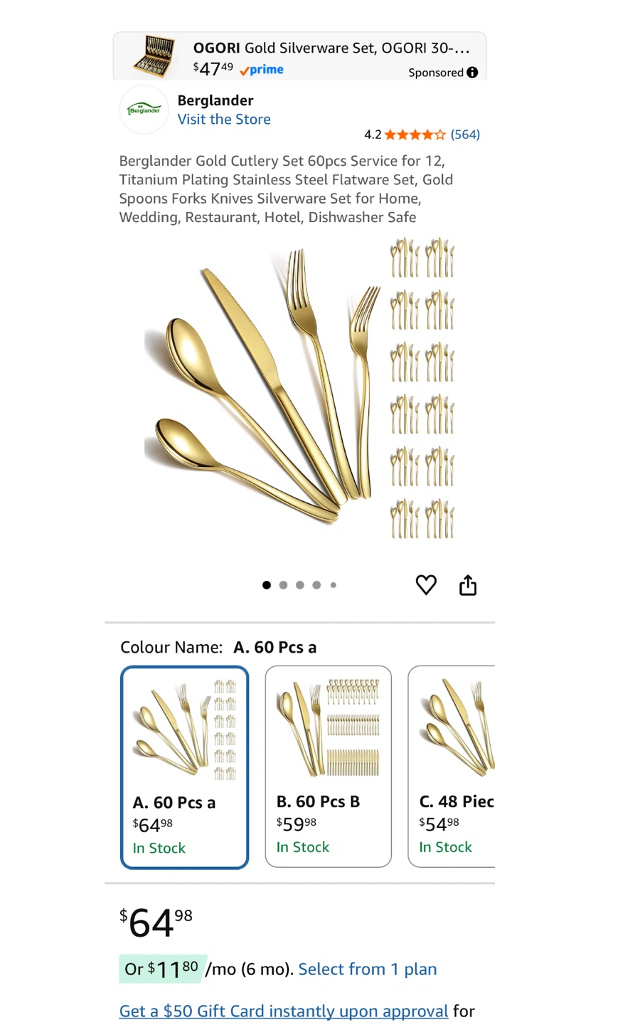 Flatware Serving Set - High Quality Stainless Steel