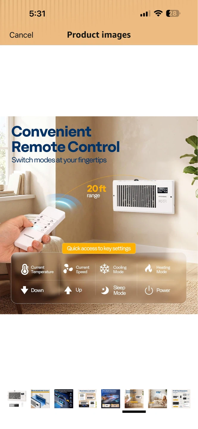 Register fan with Remote Control 4x10 - photo 2