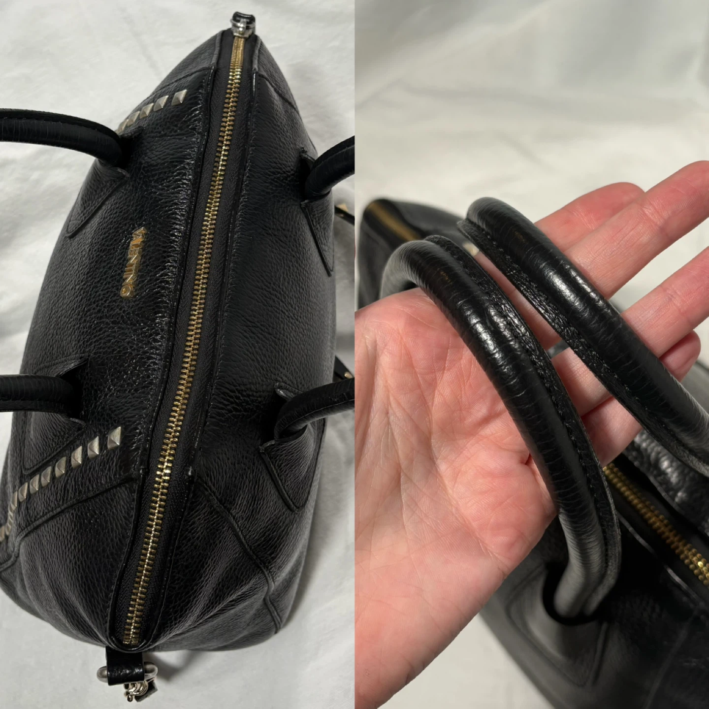 Valentino Rockstud Black Satchel Bag - photo 5